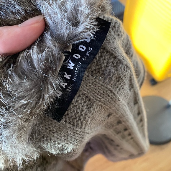 Gray Rabbit Fur Vest - Picture 2 of 3